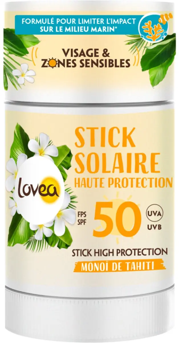 Lovea Sun Zonnebrand Stick SPF 50 - 40g - Gezicht