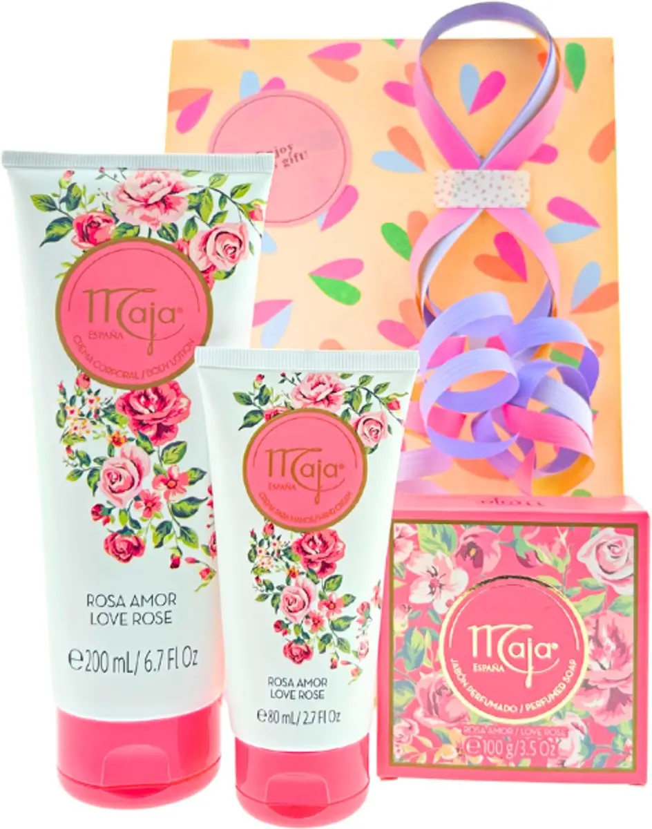 Maja Love Rose Cadeauset - 3 Stuks