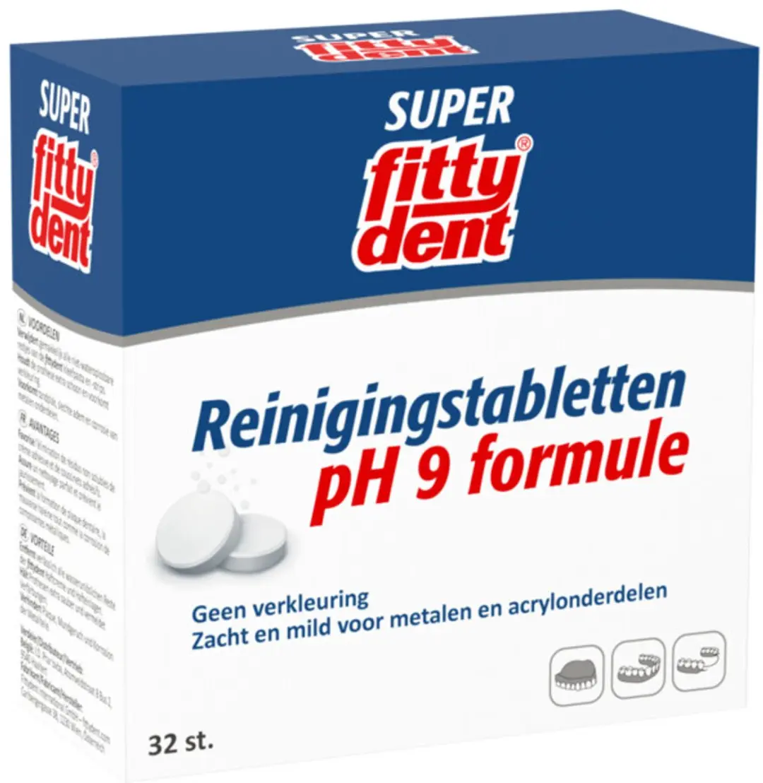 Fittydent Reinigingstabletten 32 Stuks
