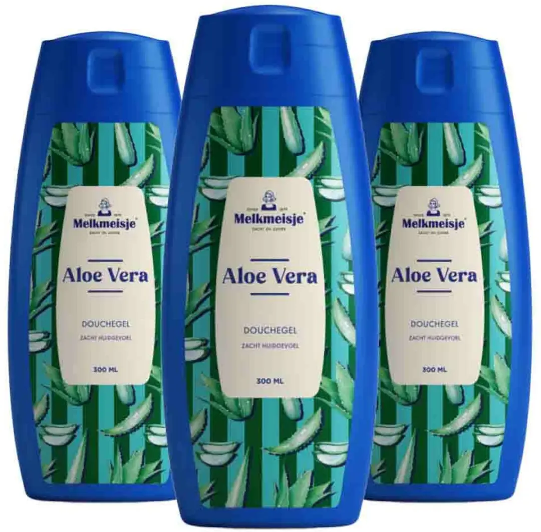 Melkmeisje Douchegel Aloe Vera 3x300ml