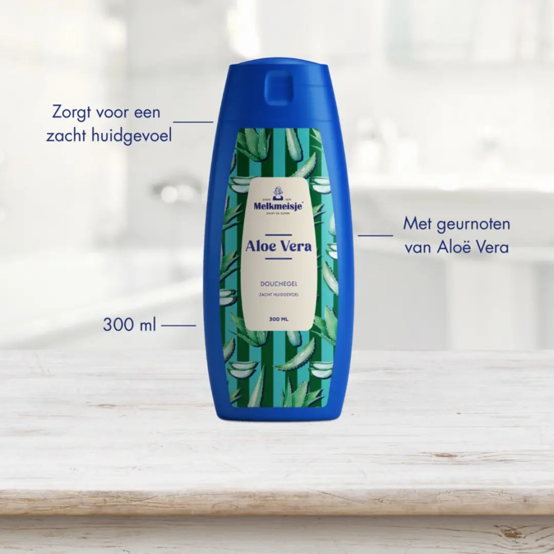 Melkmeisje Douchegel Aloe Vera 3x300ml
