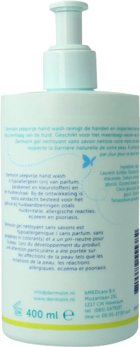 Dermolin Handwash Zeepvrij 400ml
