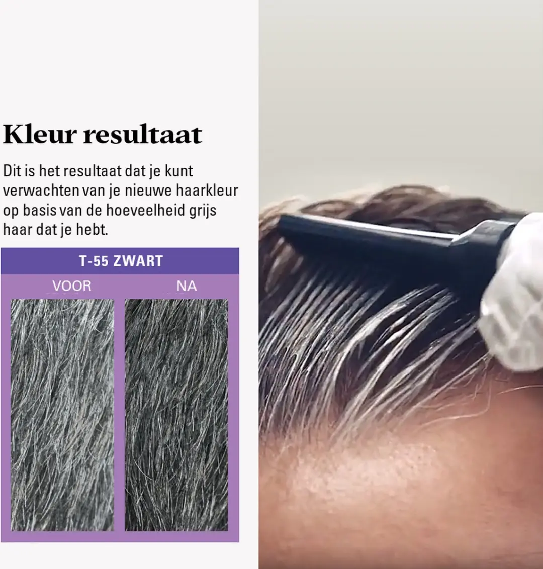 Just For Men Touch of Grey T55 Haarverf - Grijs - 40g - afbeelding 6 van 6