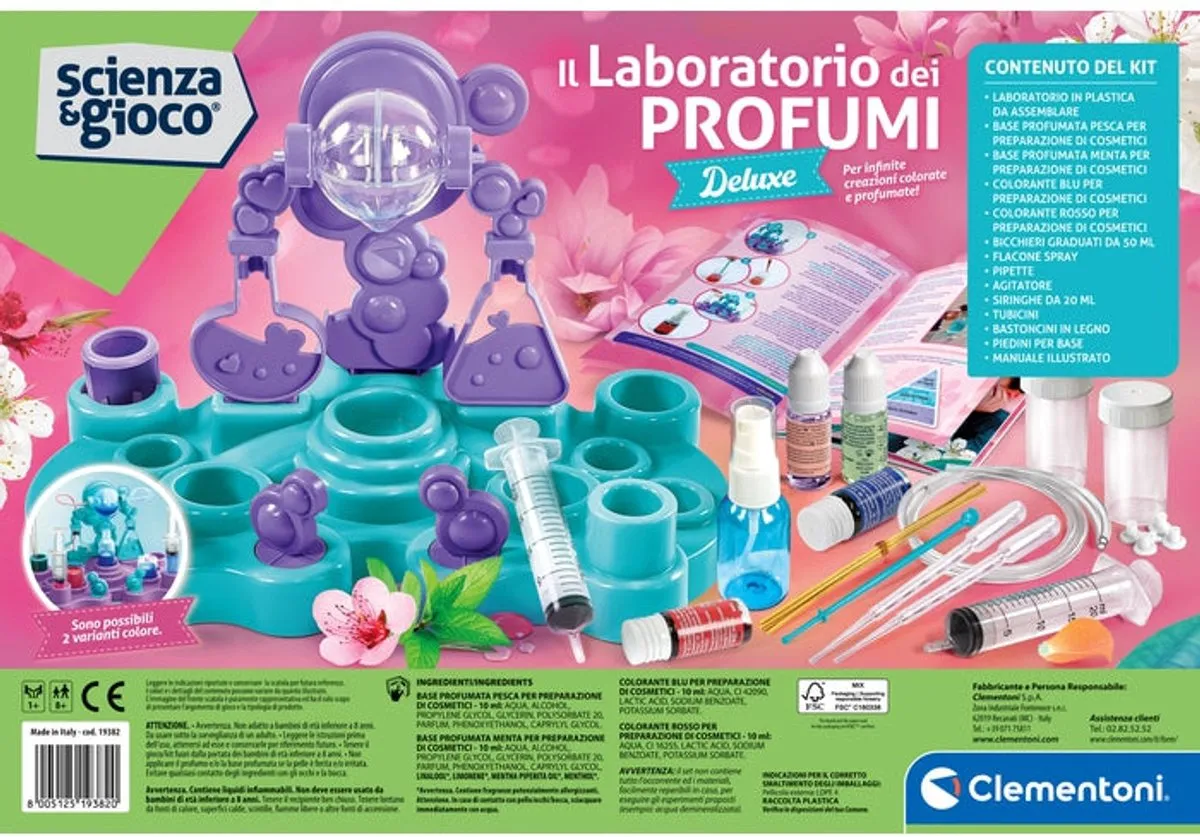 Clementoni Il Laboratorio Dei Profumi Deluxe Experimentset - 2-6 Spelers - afbeelding 2 van 5