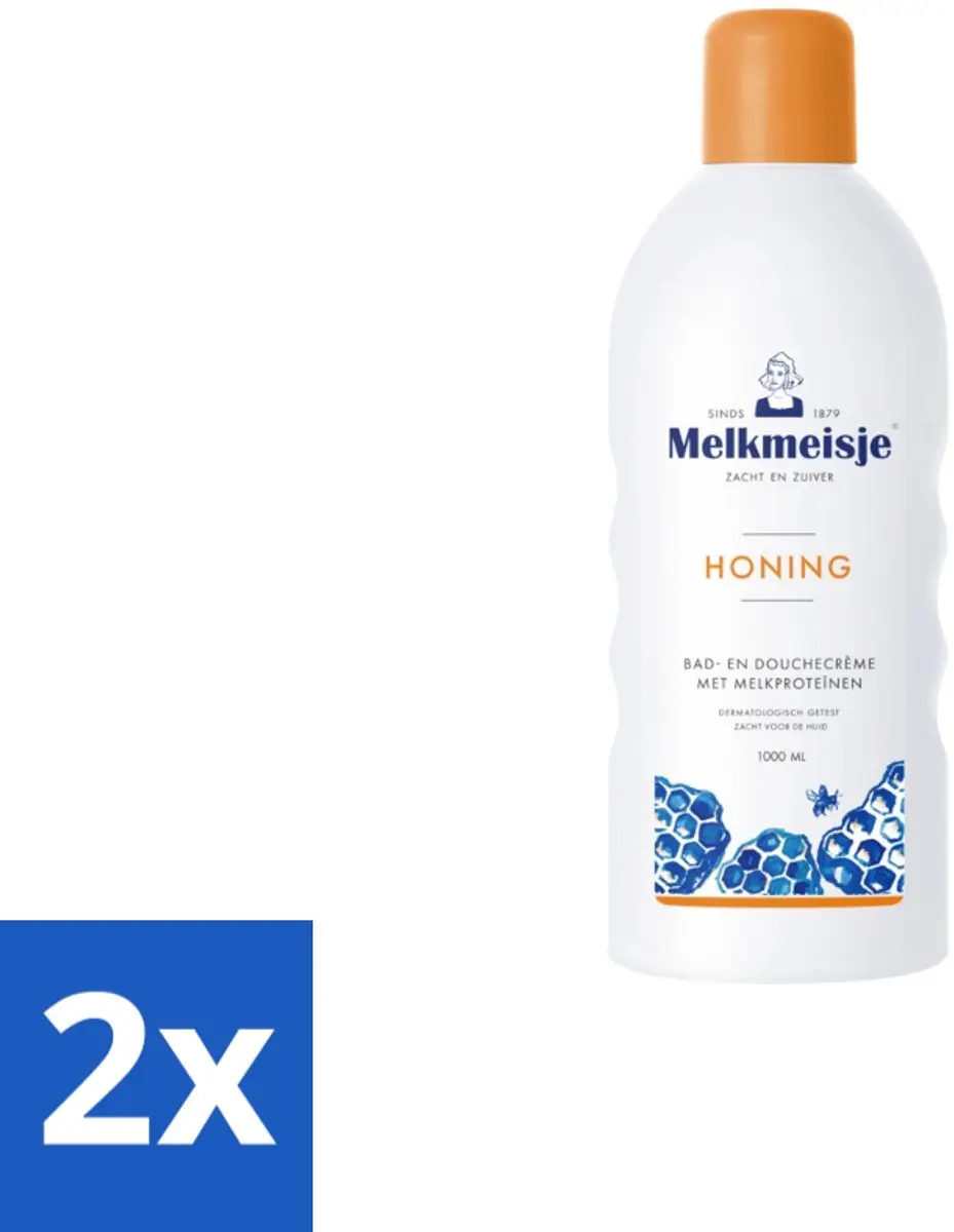 Melkmeisje Honing Bad & Douche 1000ml