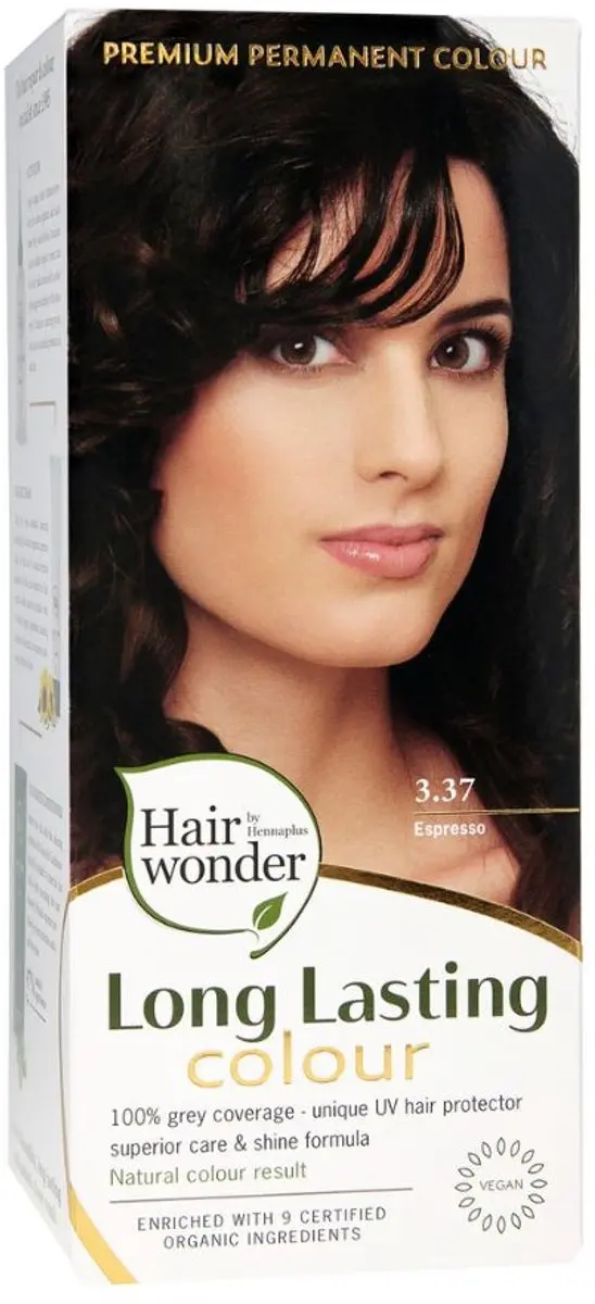 Hennaplus Long Lasting Colours 3.37 Espresso Haarverf - 100ml