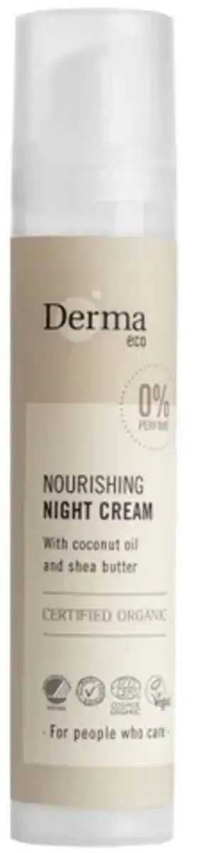 Derma Eco Nachtcrème 50ml - Parfumvrij - Gezicht