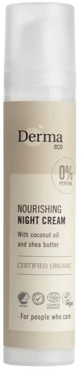 Derma Eco Nachtcrème 50ml - Parfumvrij - Gezicht