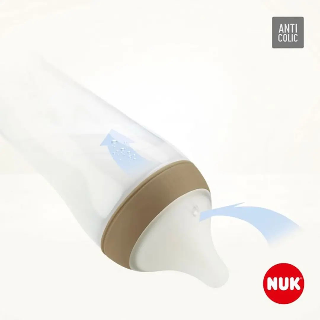 NUK Perfect Match Babyfles 230ml - Beige