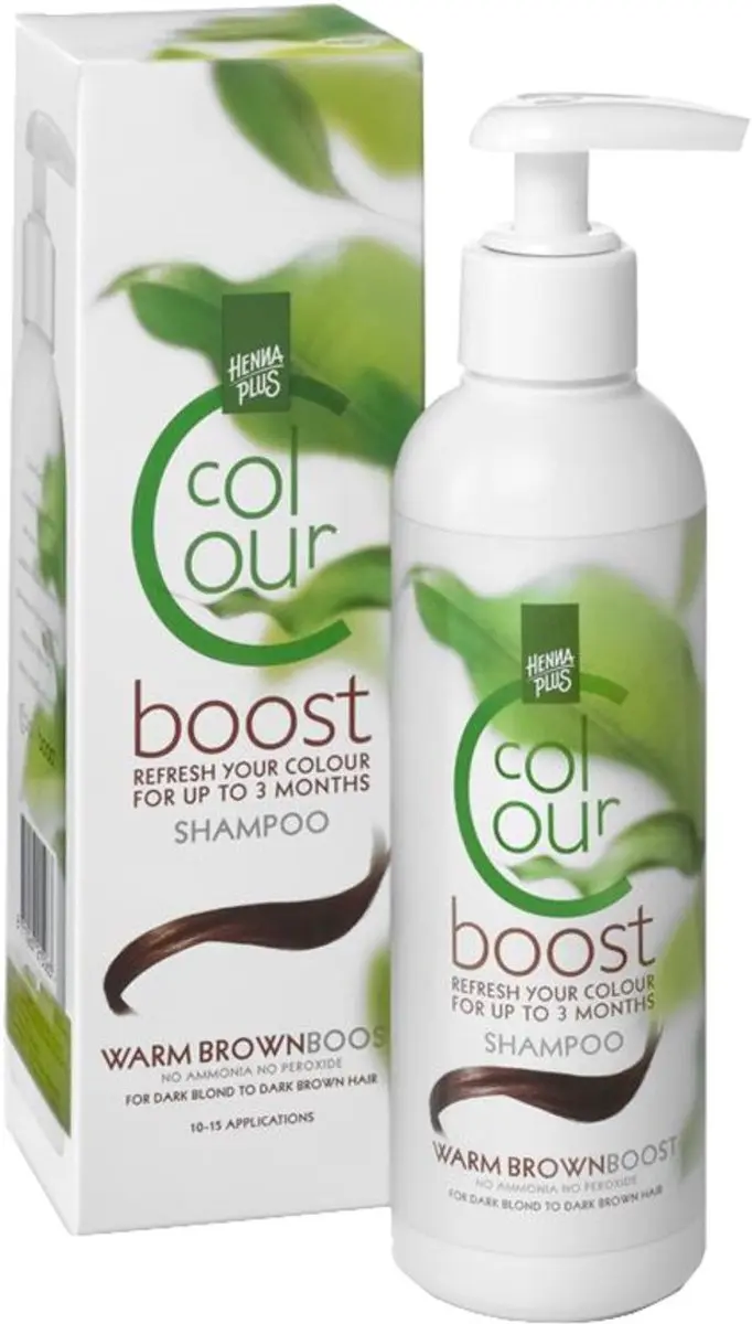 Hennaplus Colour Boost Warm Brown 200ml