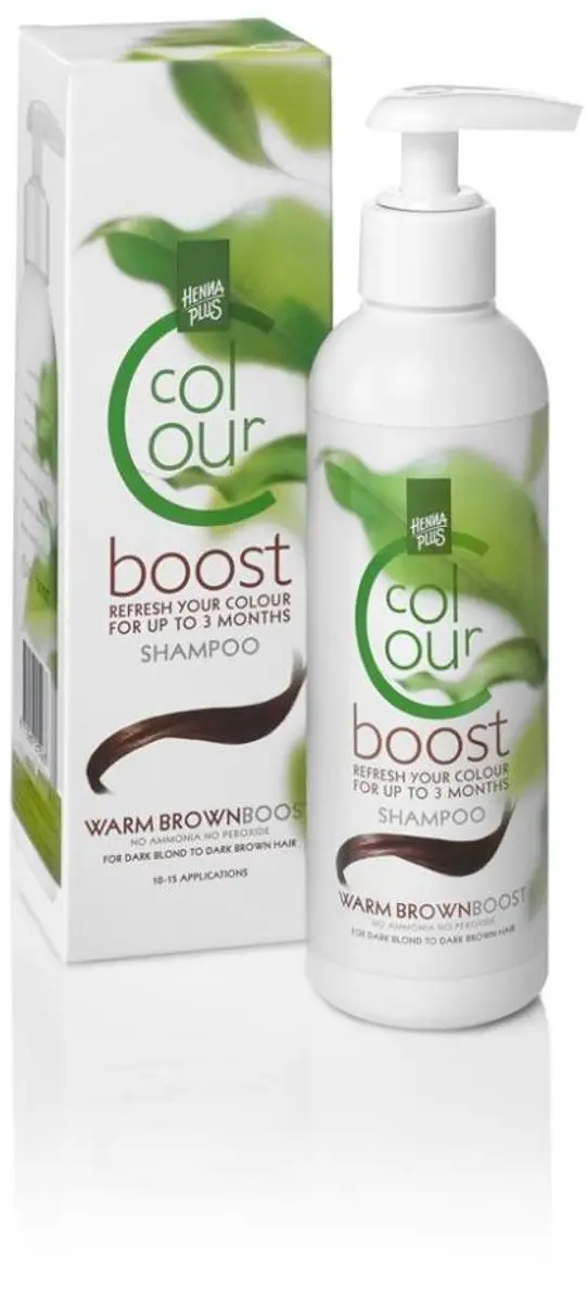 Hennaplus Colour Boost Warm Brown 200ml