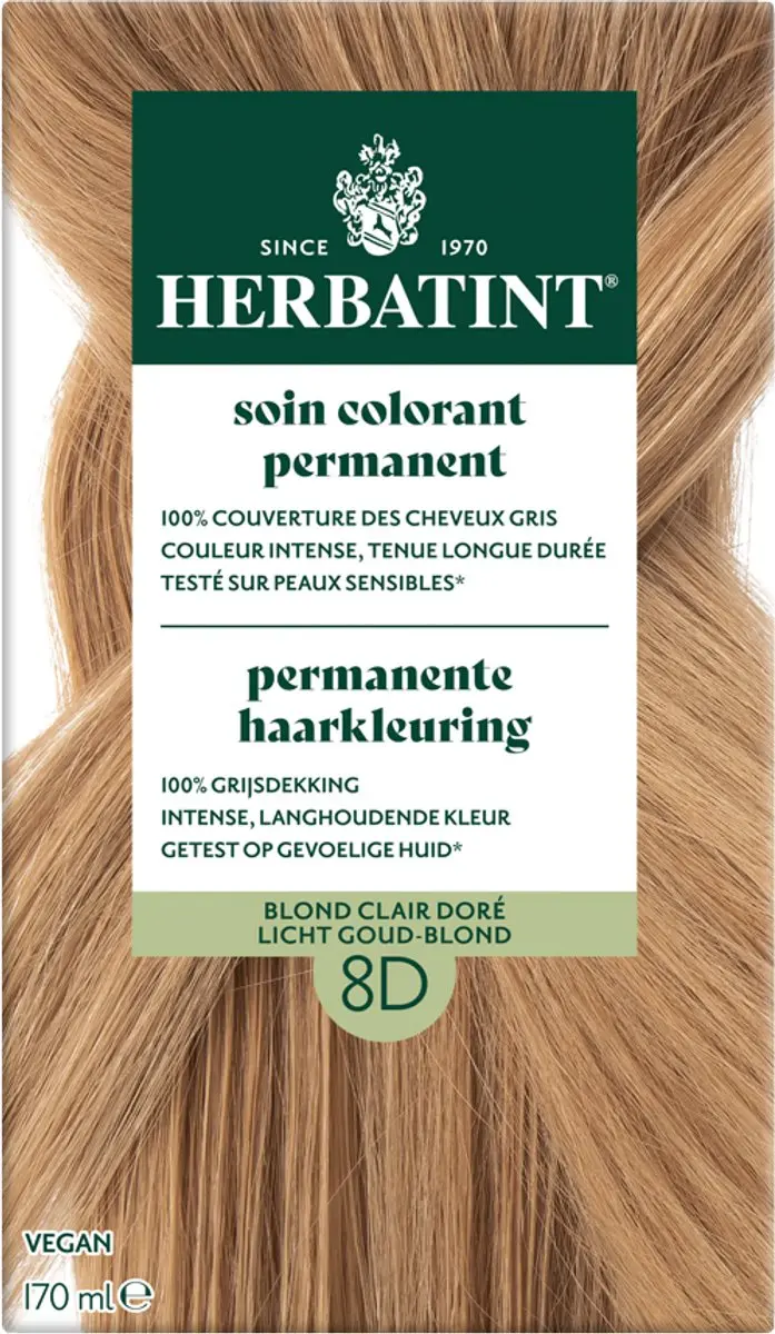 Herbatint Haarverf 8D Licht Goud Blond