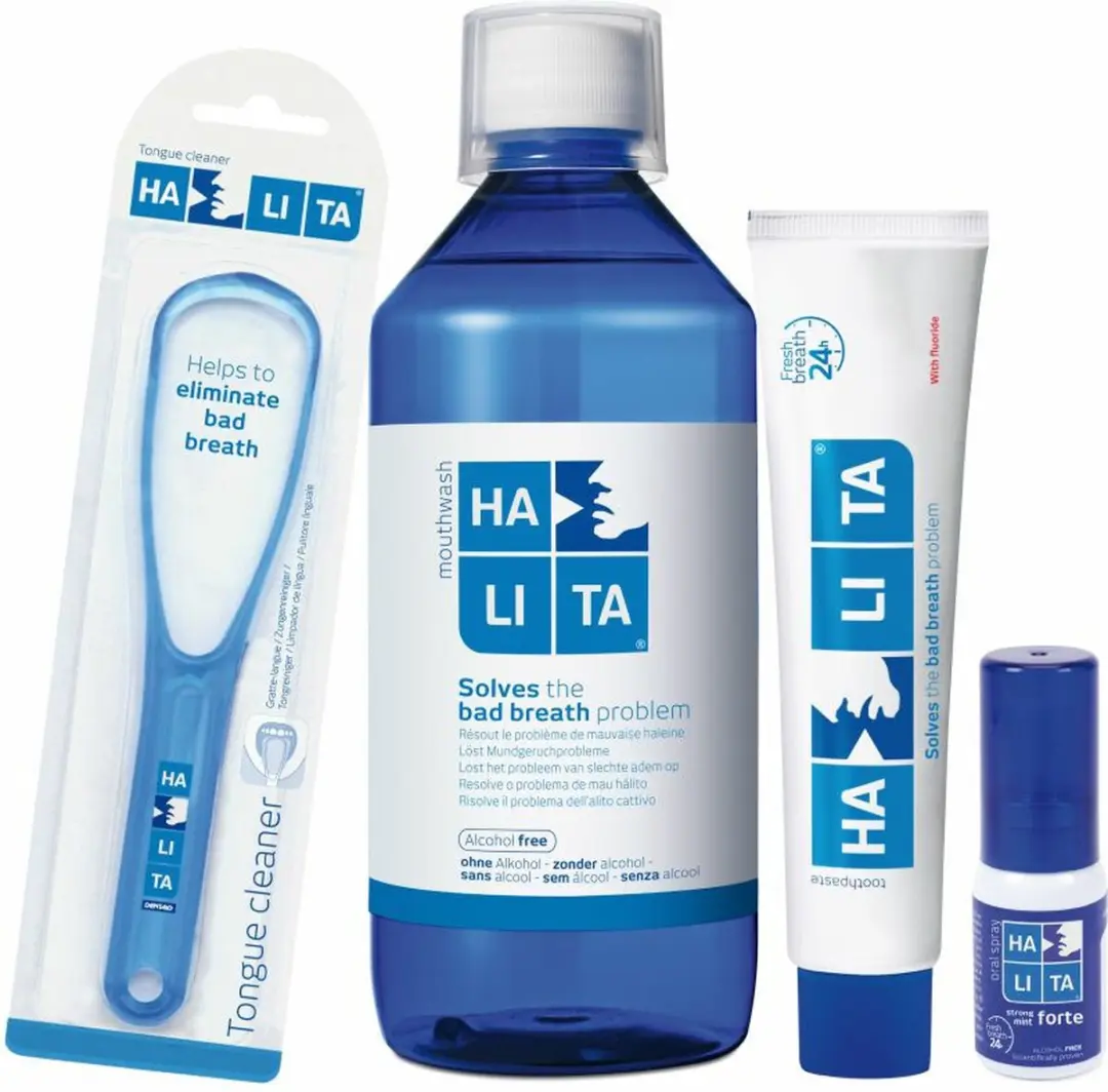 Halita Tandpasta Fluoride 75ml - 4 Stuks