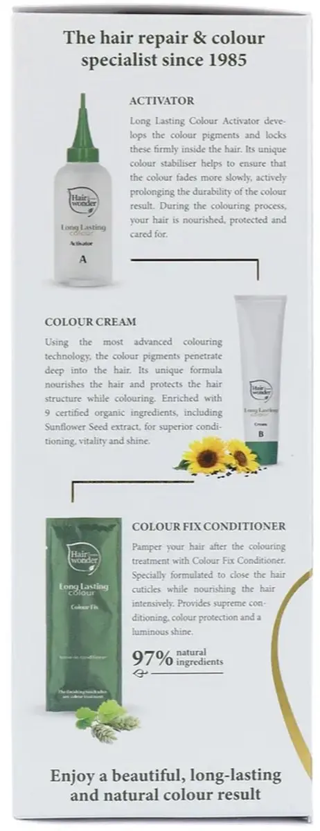 Hennaplus Long Lasting Colour 100ml - Donker Blond