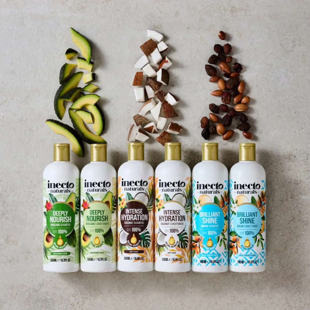 Inecto Naturals Brilliant Shine Argan Conditioner 6x500ml