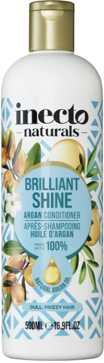Inecto Naturals Brilliant Shine Argan Conditioner 6x500ml - afbeelding 6 van 6