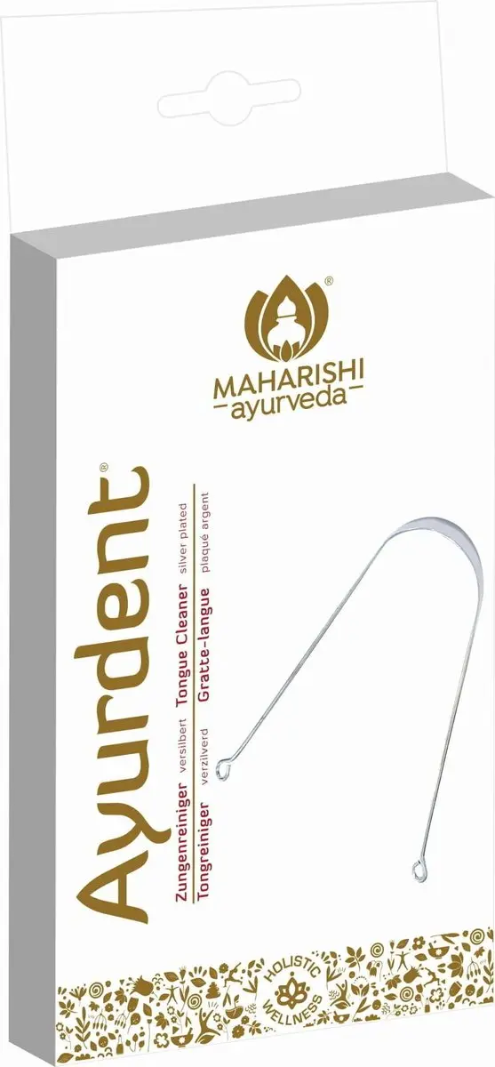 Maharishi Ayurveda Tongreiniger Verzilverd