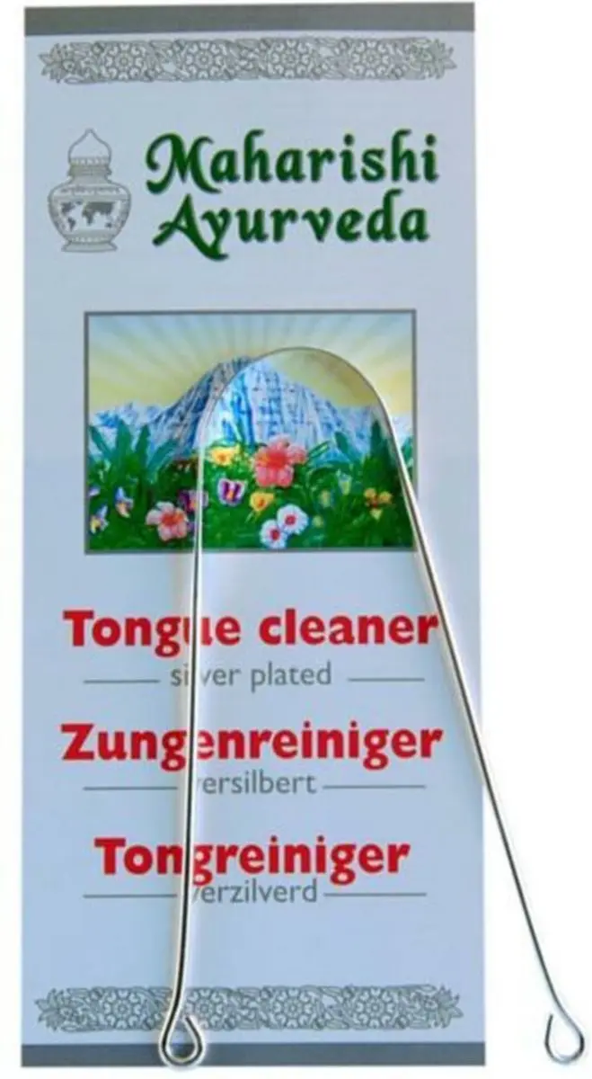 Maharishi Ayurveda Tongreiniger Verzilverd