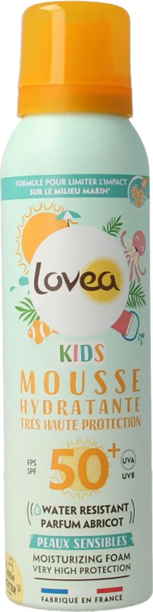 Lovea Sun Zonnebrand Kids Mousse SPF 50+ 150ml - afbeelding 6 van 6
