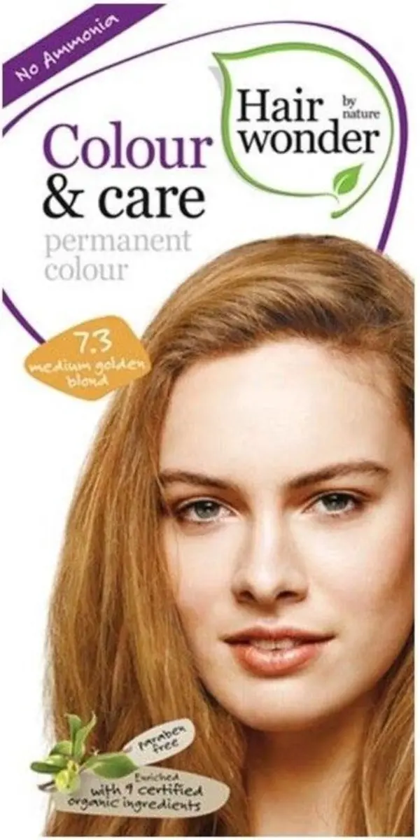 Hairwonder Colour & Care 7.3 Medium Golden Blond Haarverf 100ml