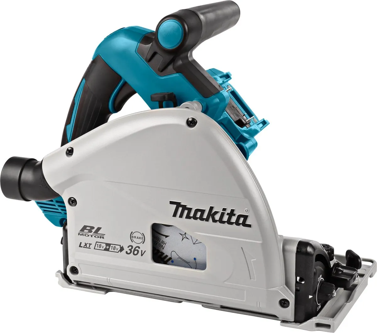 Makita DSP600ZJ2 Accu Invalzaag LXT 165mm - Geleiderail & Tas