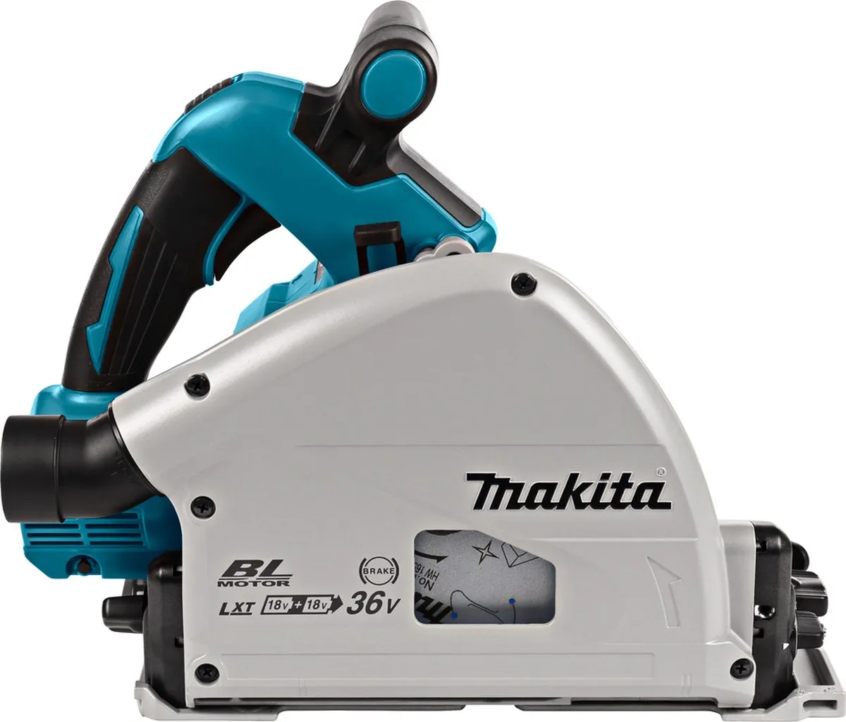 Makita DSP600ZJ2 Accu Invalzaag LXT 165mm - Geleiderail & Tas