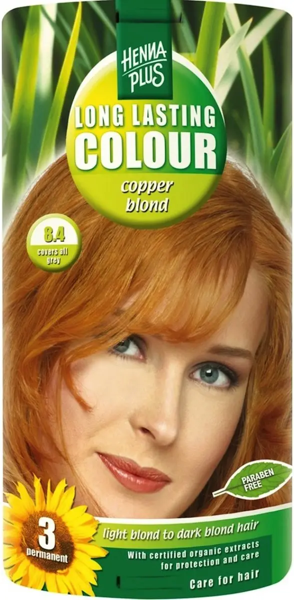 Hennaplus Long Lasting Colour 8.4 Měděná blond - 100ml
