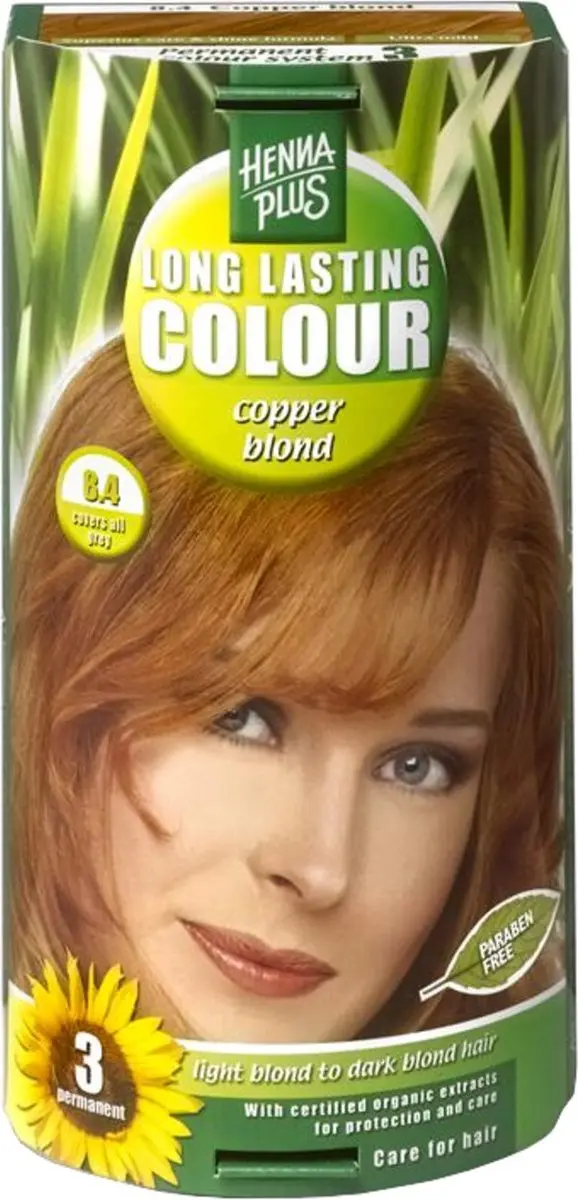 Hennaplus Long Lasting Colour 8.4 Měděná blond