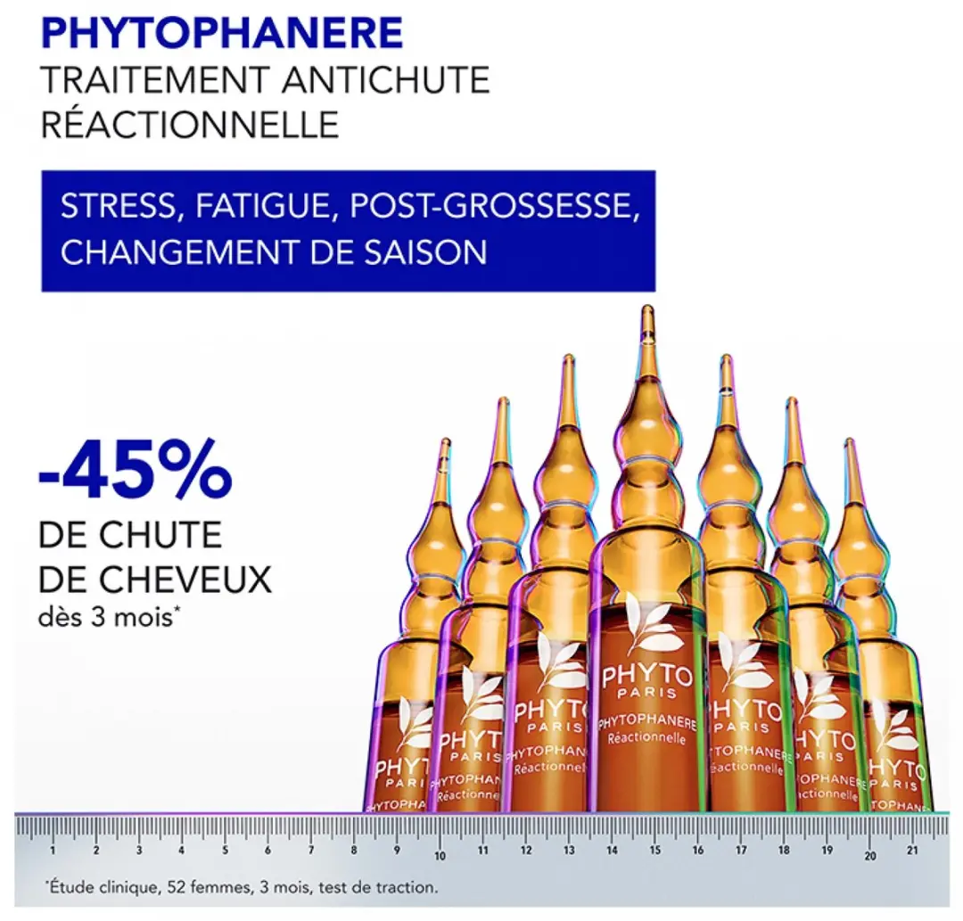 Phyto Phytophanère Anti-Haaruitval 60ml - 12x5ml