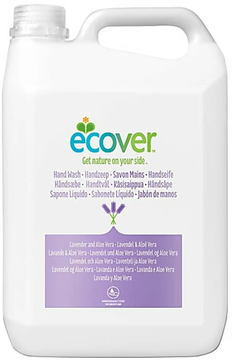 Ecover Handzeep Lavendel & Aloe Vera Navulling 5x5L