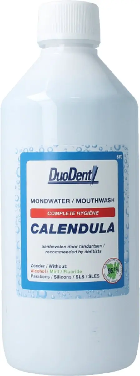 Duodent Calendula Mondwater 500ml - afbeelding 6 van 6