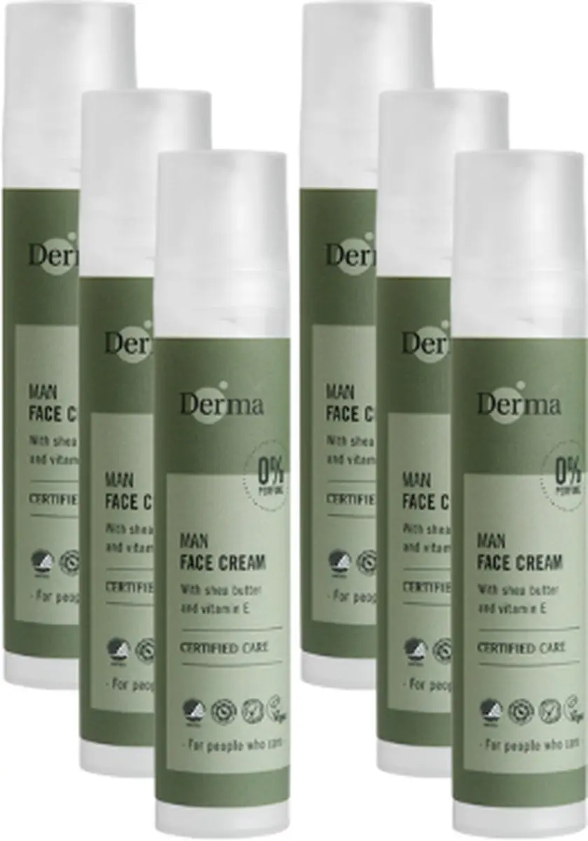 Derma Eco Man Gezichtscrème 6x50ml