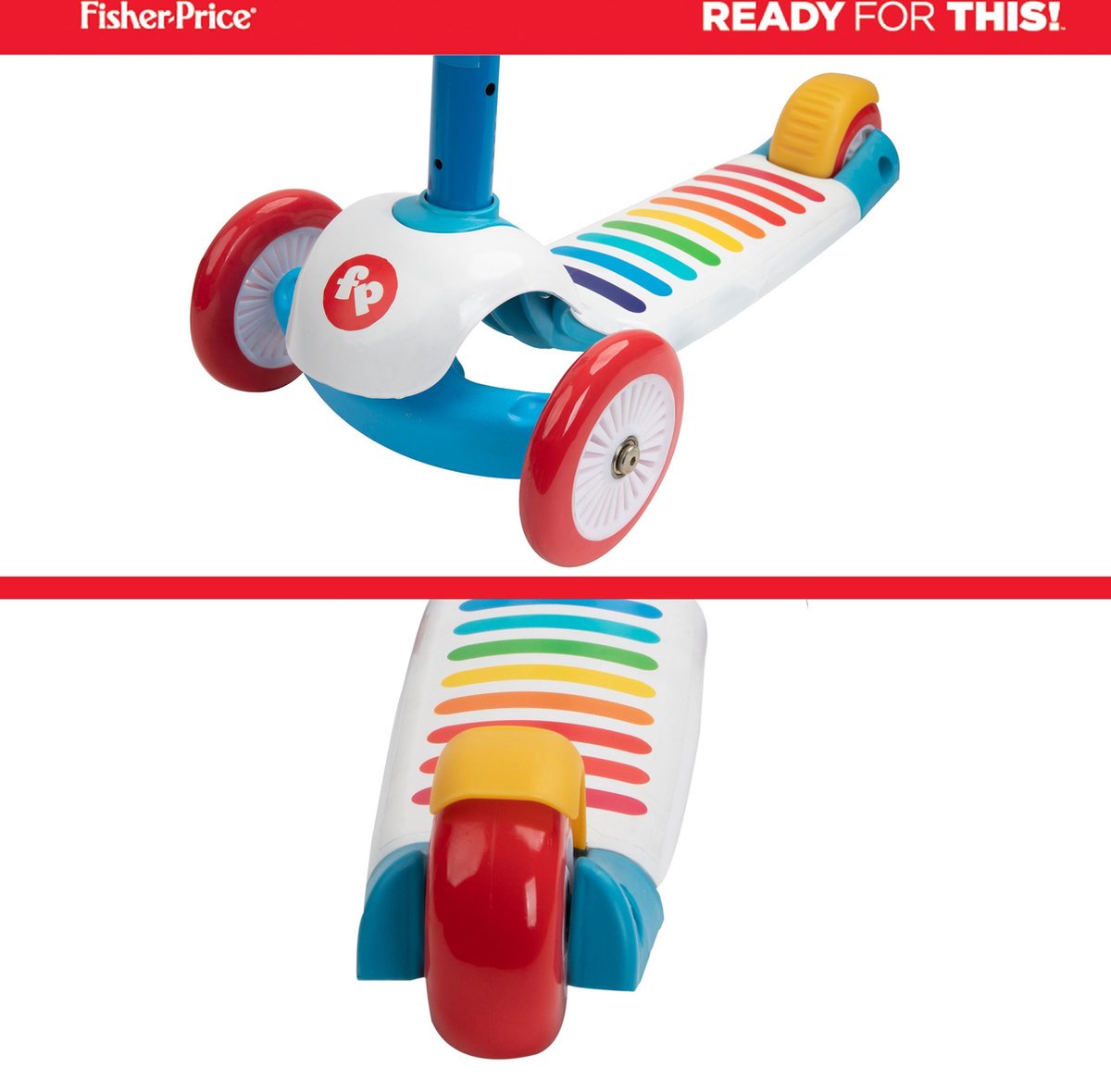 Fisher-Price Xylophone Driewieler Step - Verstelbaar Stuur - Licht en Muziek