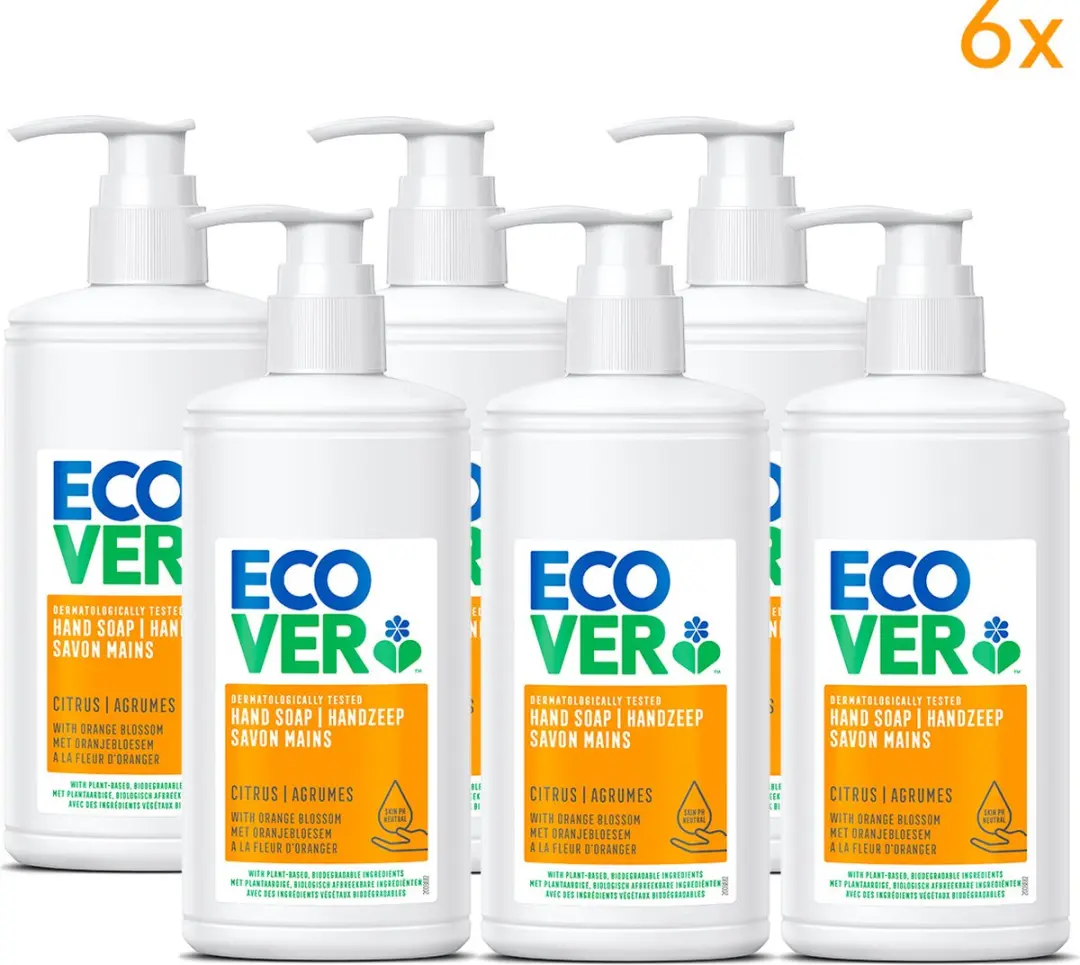 Ecover Citrus Handzeep 6x250ml