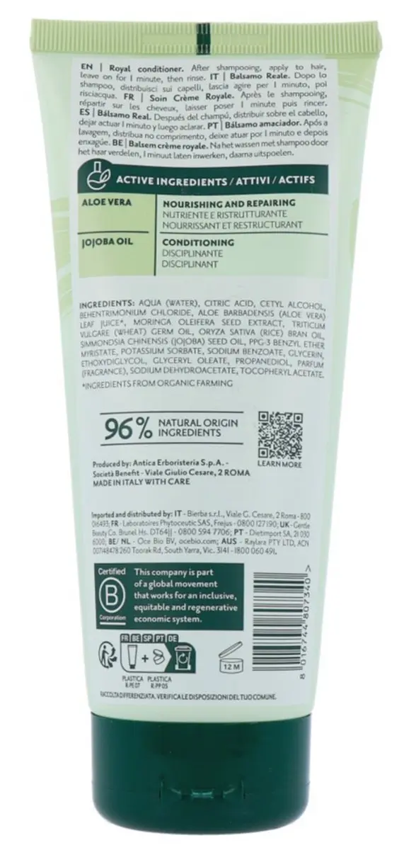 Herbatint Royal Herstellende Conditioner 200ml - Gekleurd haar