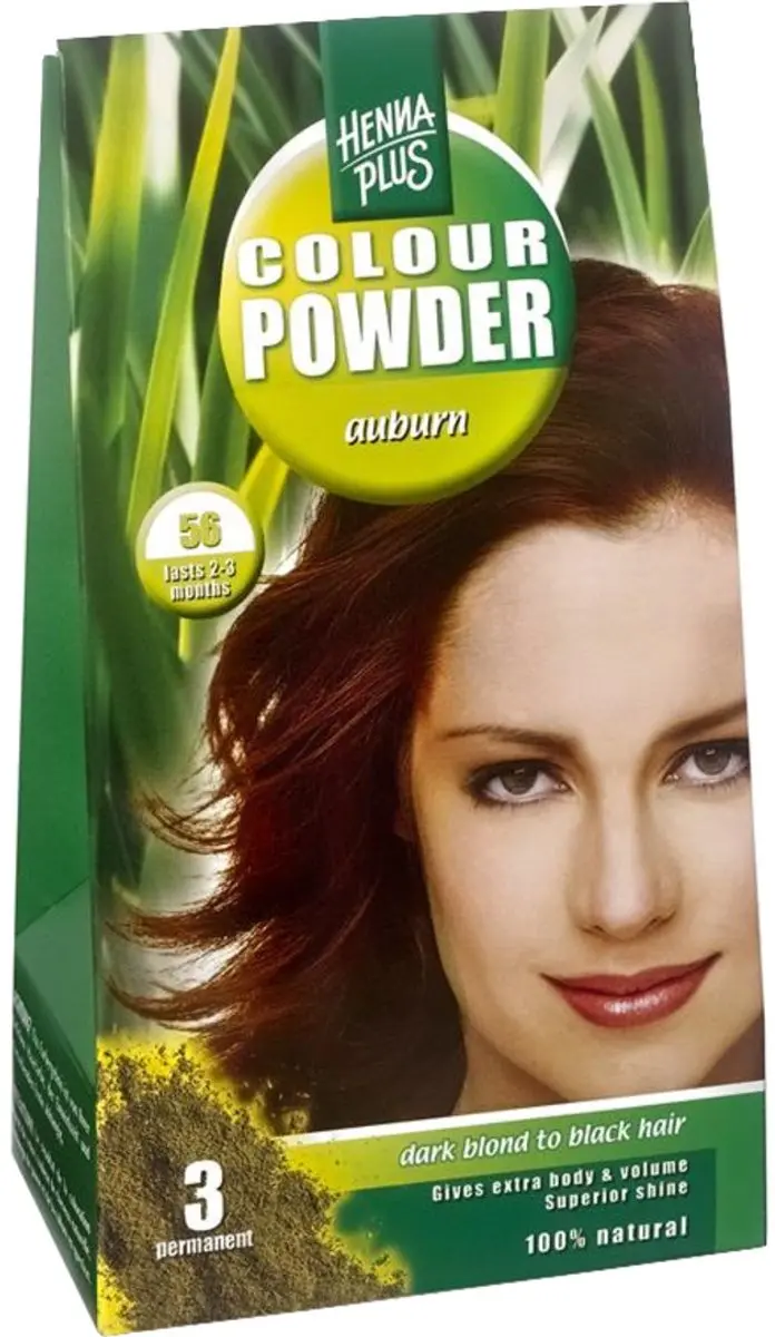 Hennaplus Coloured Poeder Auburn 100g