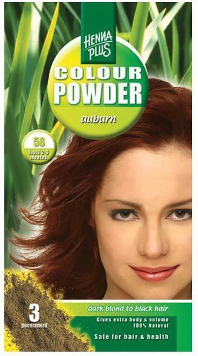 Hennaplus Coloured Poeder Auburn 100g