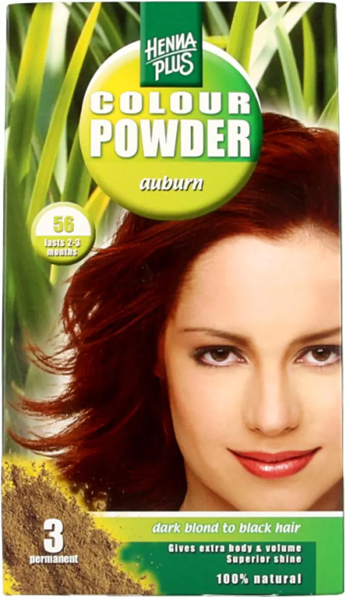 Hennaplus Coloured Poeder Auburn 100g