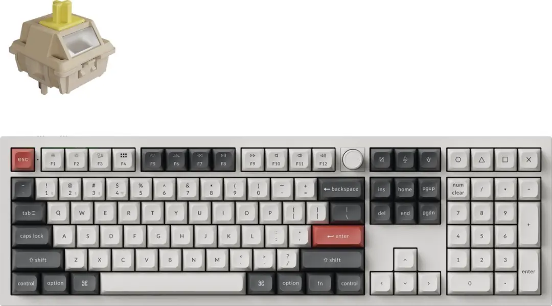 Keychron Q6 Ultra Q6U-P4 Mechanisch Toetsenbord - Wit