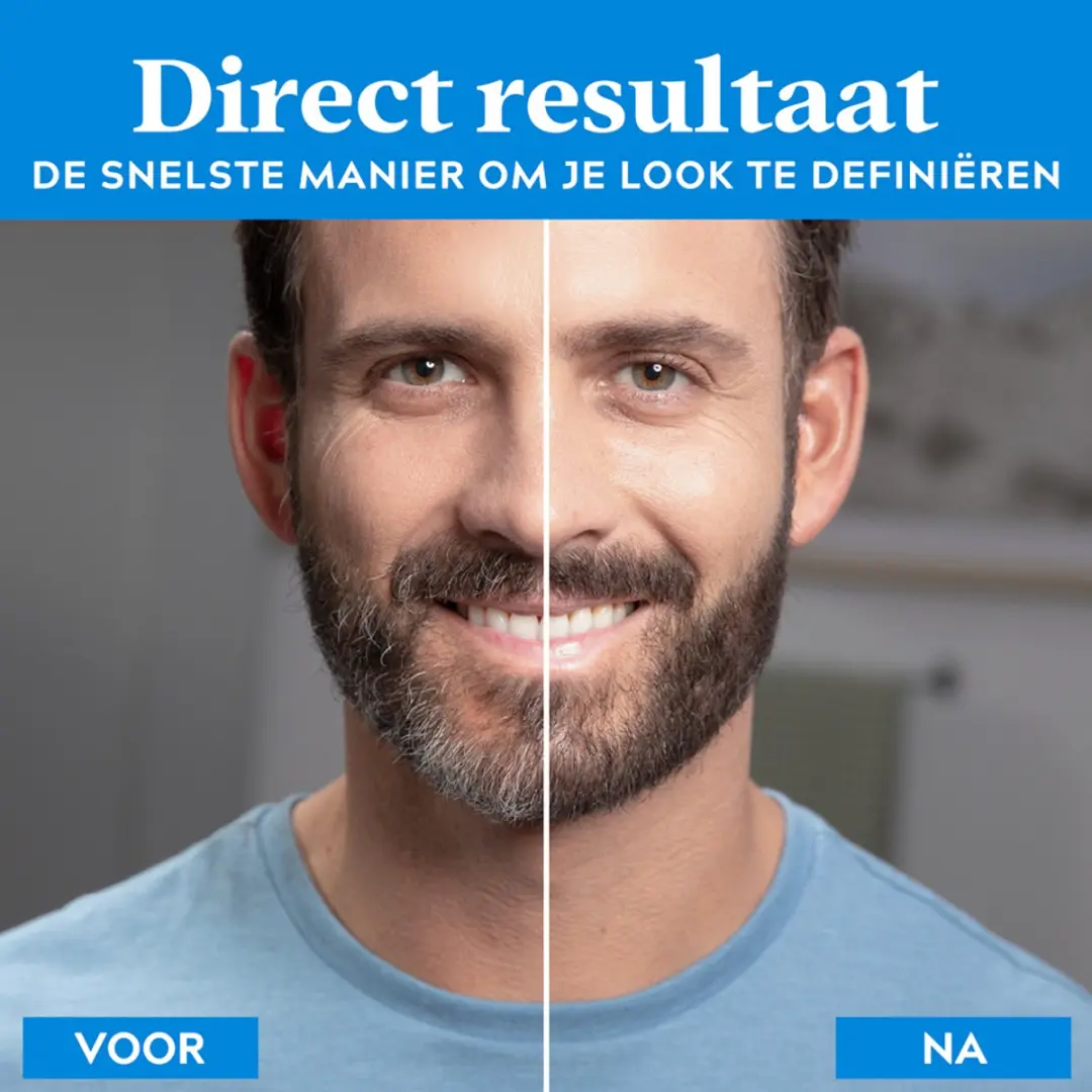 Just For Men 1-Daagse Baard & Wenkbrauw Kleur Donkerbruin 9ml