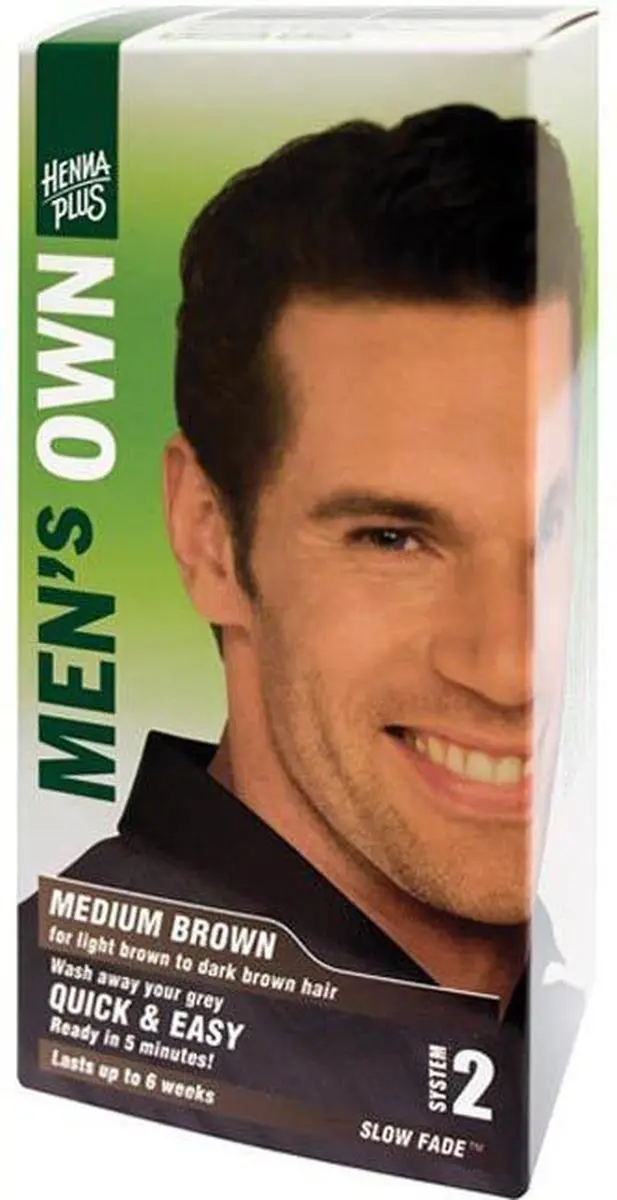 Hennaplus Men's Own Medium Brown Haarverf 80ml - afbeelding 6 van 6
