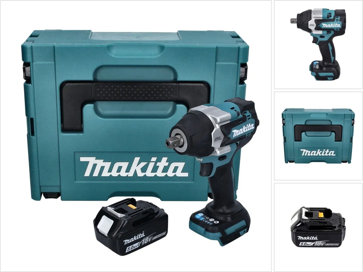 Makita DTW701T1J Slagmoersleutel 18V 700Nm