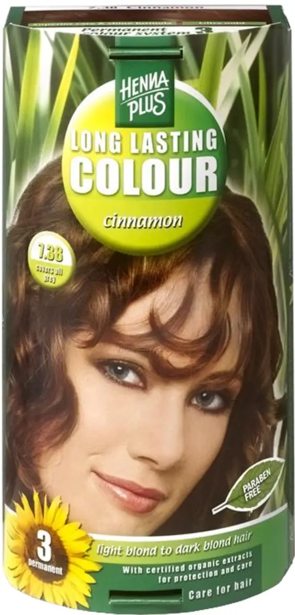 Hennaplus Long Lasting Colours 7.38 Cinnamon Haarverf - 100mg - afbeelding 6 van 6