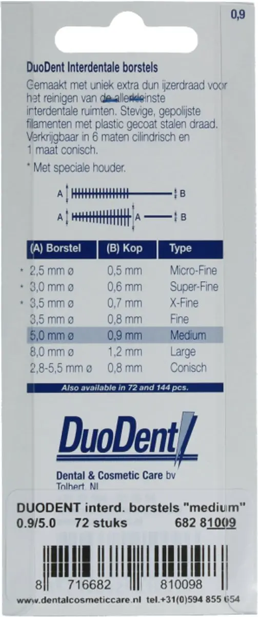 Duodent Interdent Borst Med 0.9