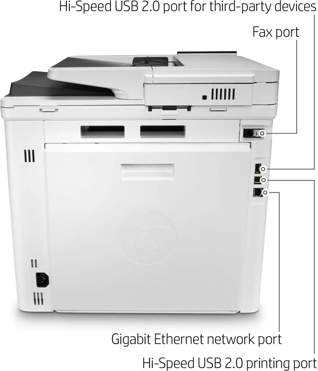 HP Color LaserJet Enterprise M480f MFU - 25 ppm Kleur - 300 Vel - afbeelding 6 van 6