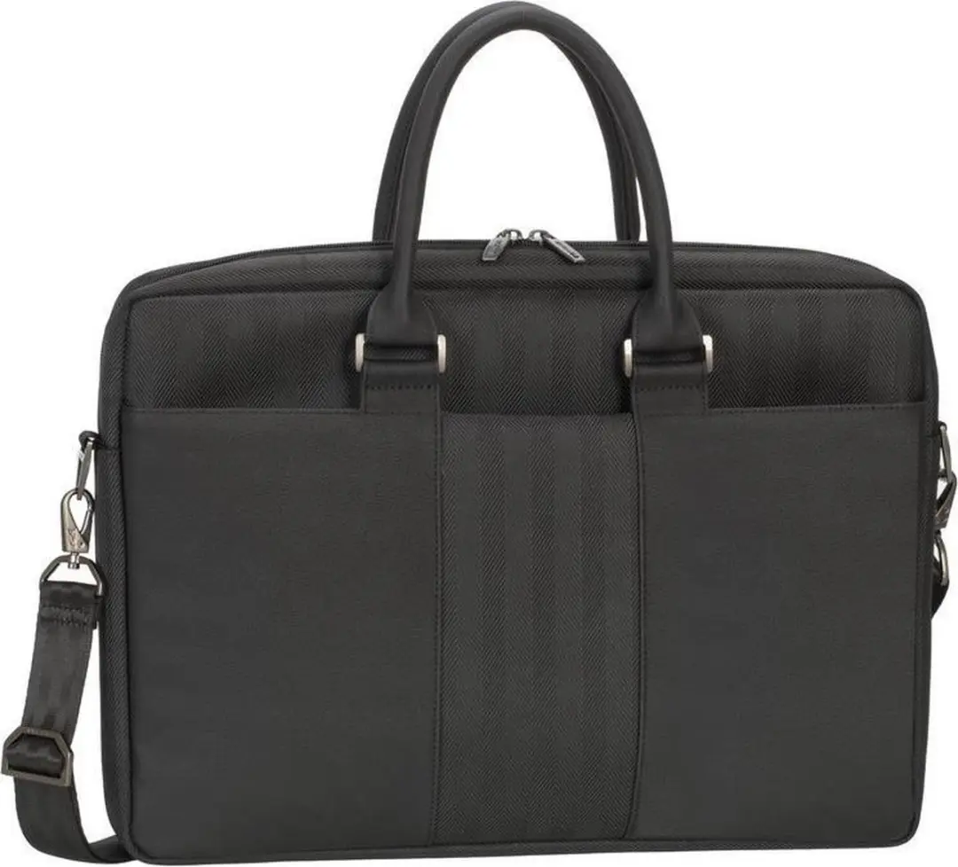 RivaCase Narita Laptoptas 15.6" - Zwart - afbeelding 4 van 6