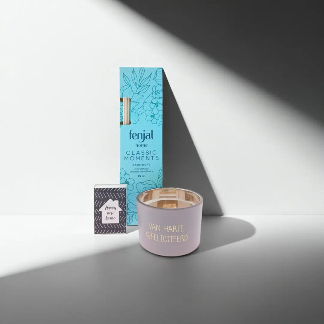 Fenjal Home Geurstokjes Cadeauset - Zeep, Geurkaars & Sticks