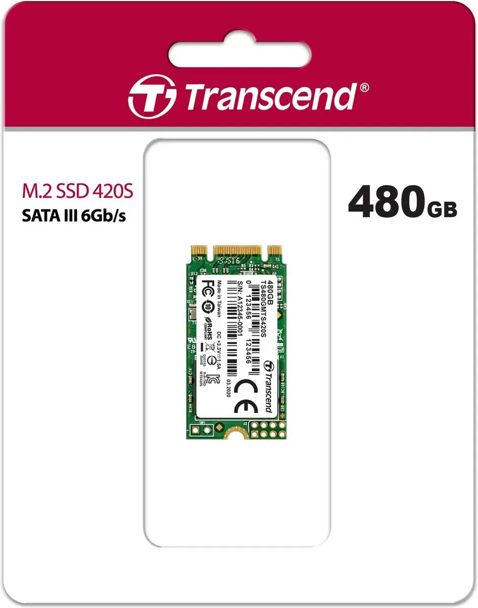 Transcend 420S TS480GMTS420S M.2 SSD 480GB