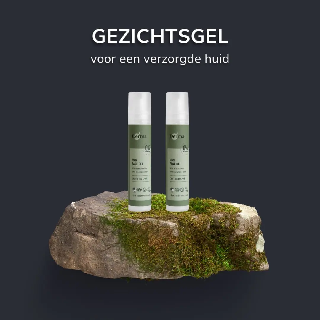 Derma Eco Man Gezichtscrème 200ml - 4x50ml - Parfumvrij