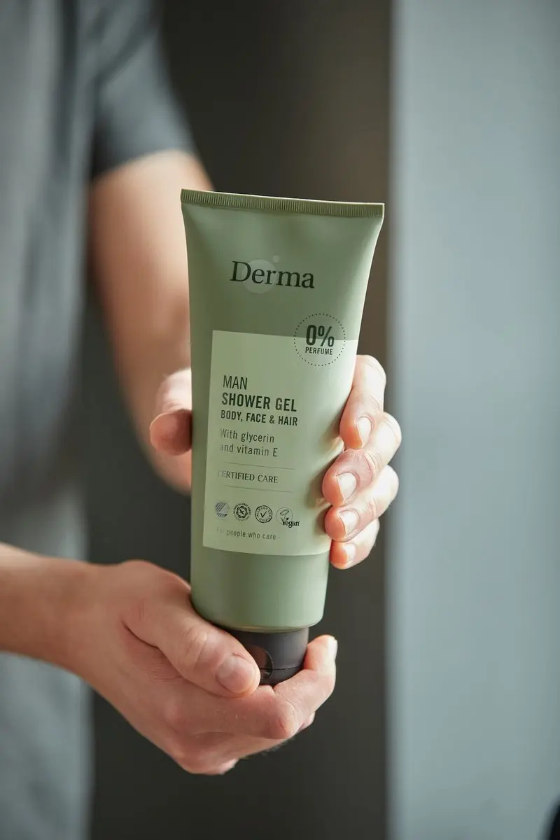 Derma Man Douchegel 3-in-1 350ml - Gezicht/Lichaam/Haar